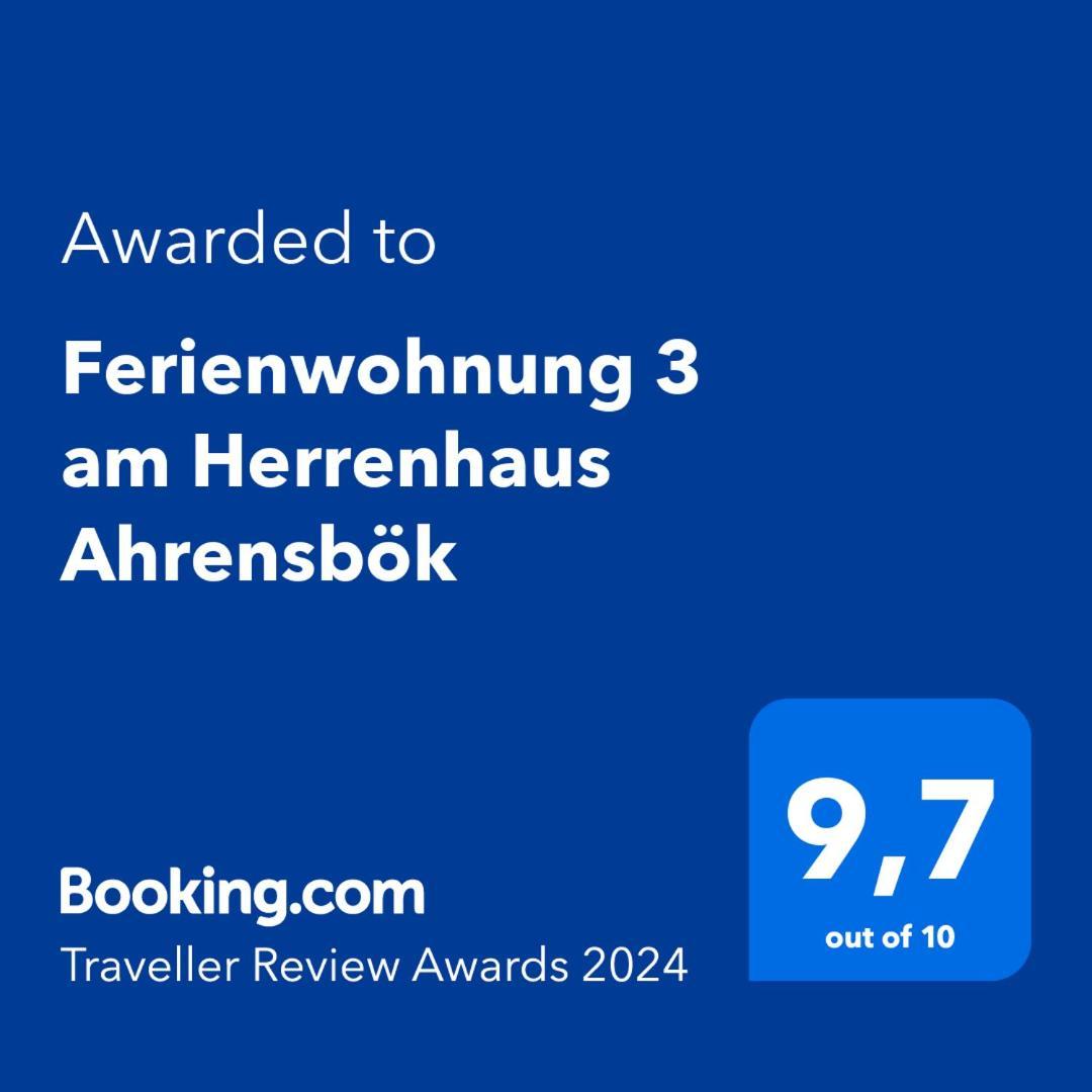 Ferienwohnung 3 Am Herrenhaus Ahrensboek Ahrensbok Dış mekan fotoğraf